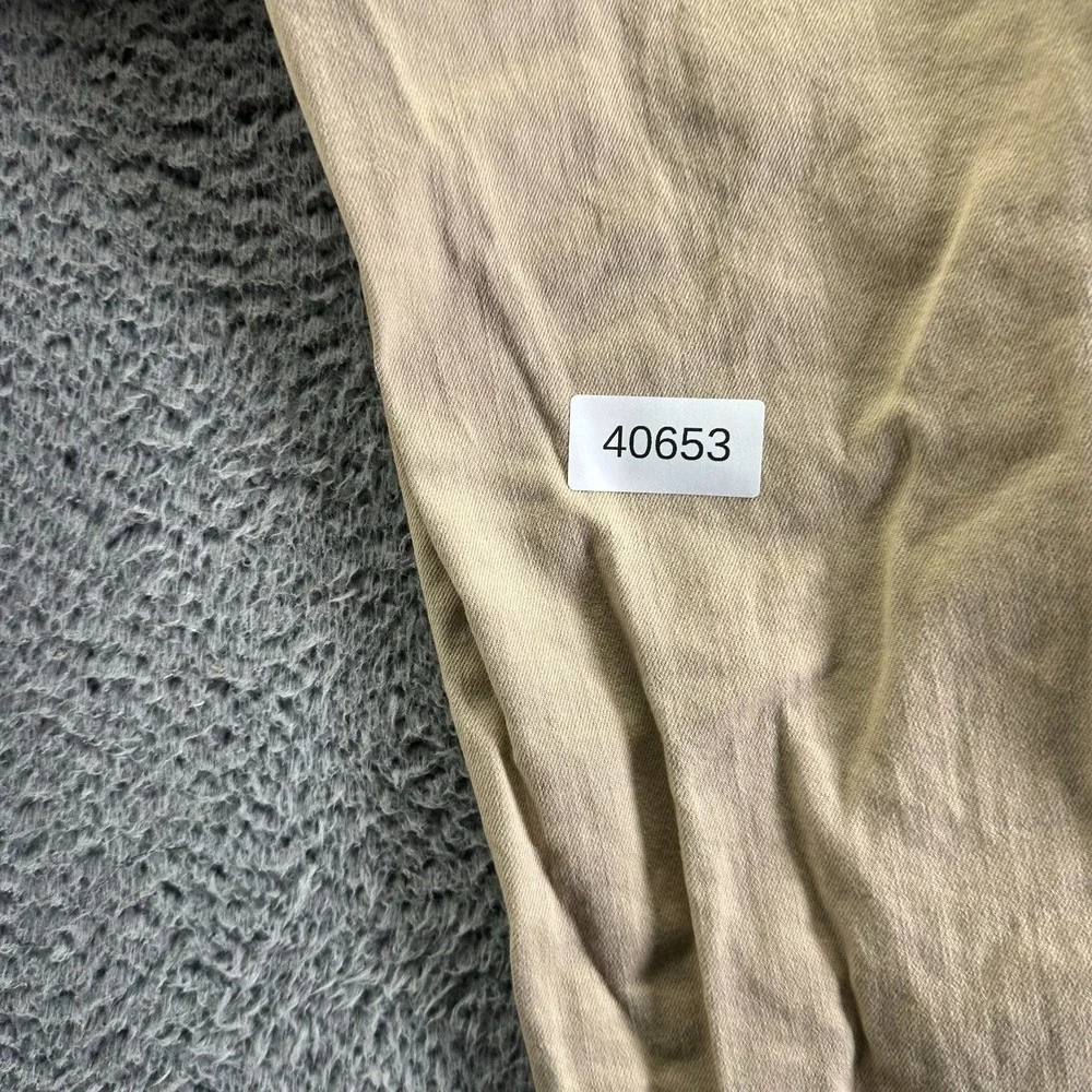 H&M Pant Mens 30x30‎ Brown Cotton Khakis Straight Leg Workwear Utility Stretch